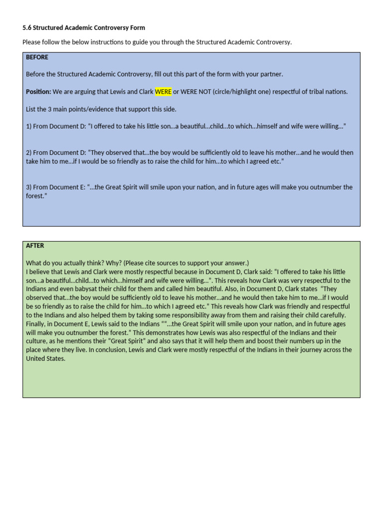 5.6 SAC Form | PDF