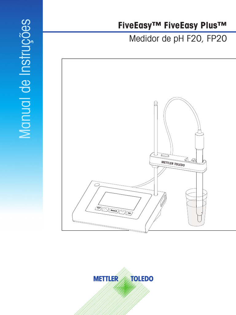 Manual do Medidor de pH FiveEasy™ | PDF | Calibração | Solução-tampão