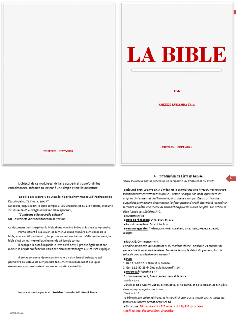 Comprendre la Bible facilement | PDF | Livres des Rois | Livres de Samuel