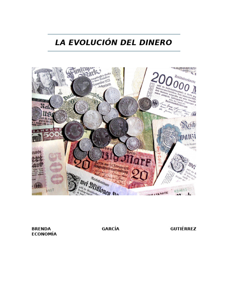 La Historia Del Dinero | PDF | Dinero | Bancos