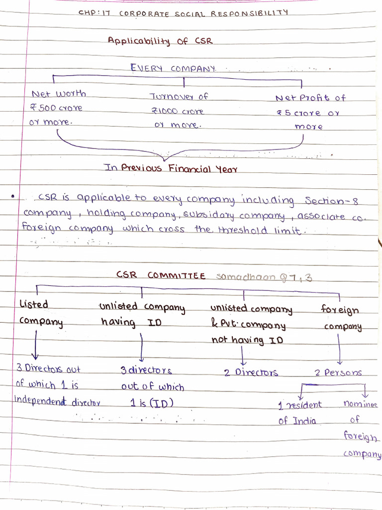 CSR Guidelines and Compliance Overview | PDF