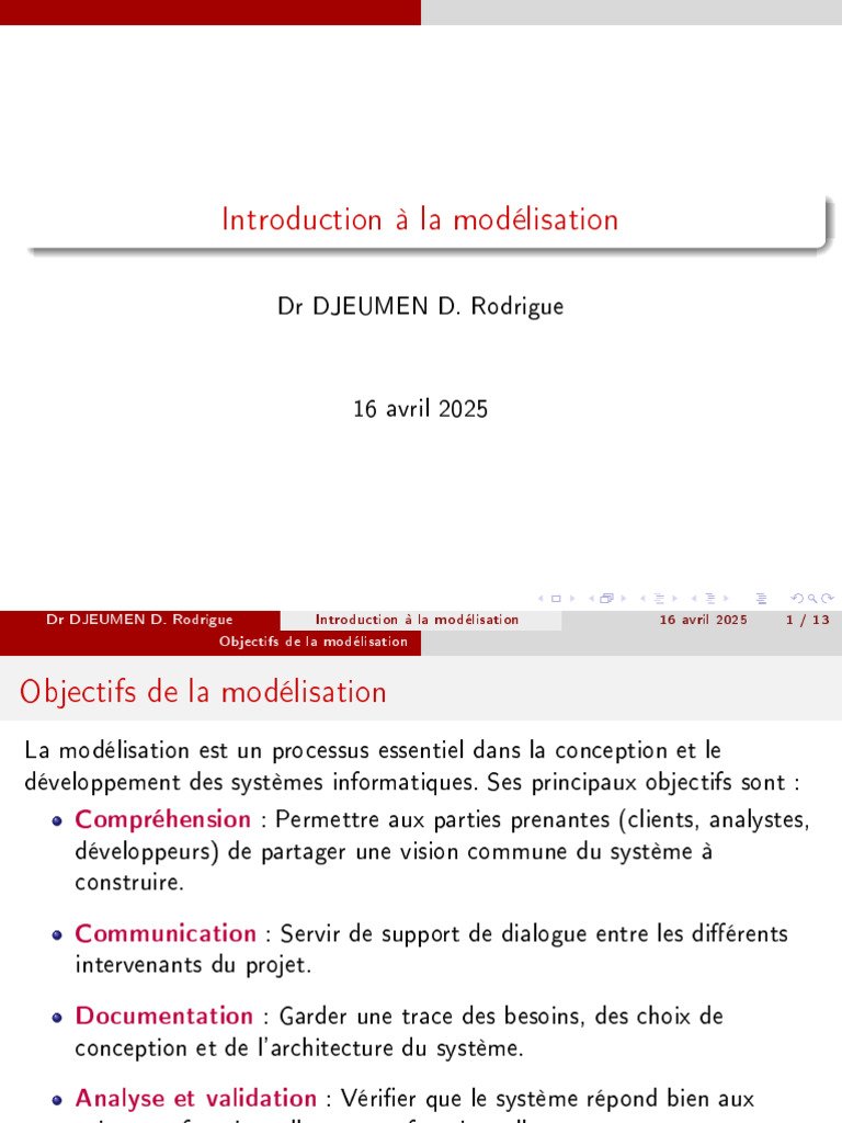 Introduction à la modélisation logicielle | PDF | Langage de ...