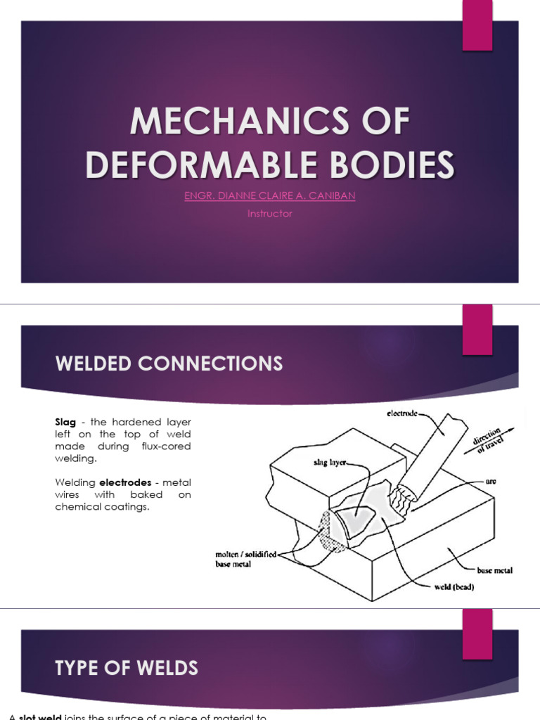 Eccentric Welded Connection Analysis | PDF