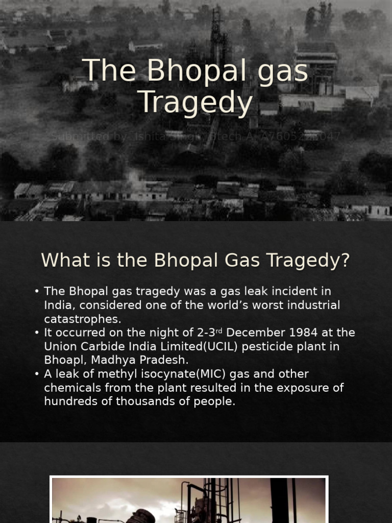 The Bhopal Gas Tragedy | PDF