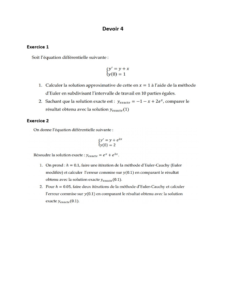 Devoir 4 | PDF