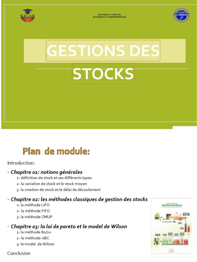Gestion efficace des stocks en entreprise | PDF | Stock | Business
