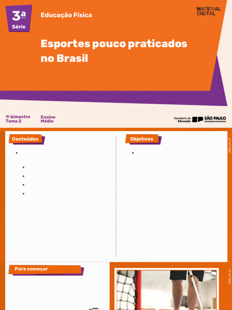 Esportes Pouco Praticados No Brasil: Educação Física | PDF | Voleibol ...