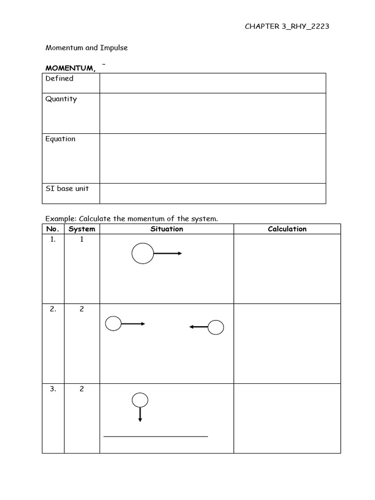 MODUL 3 - CHAPTER 3 - RHY - Students - 1 | PDF | Force | Momentum
