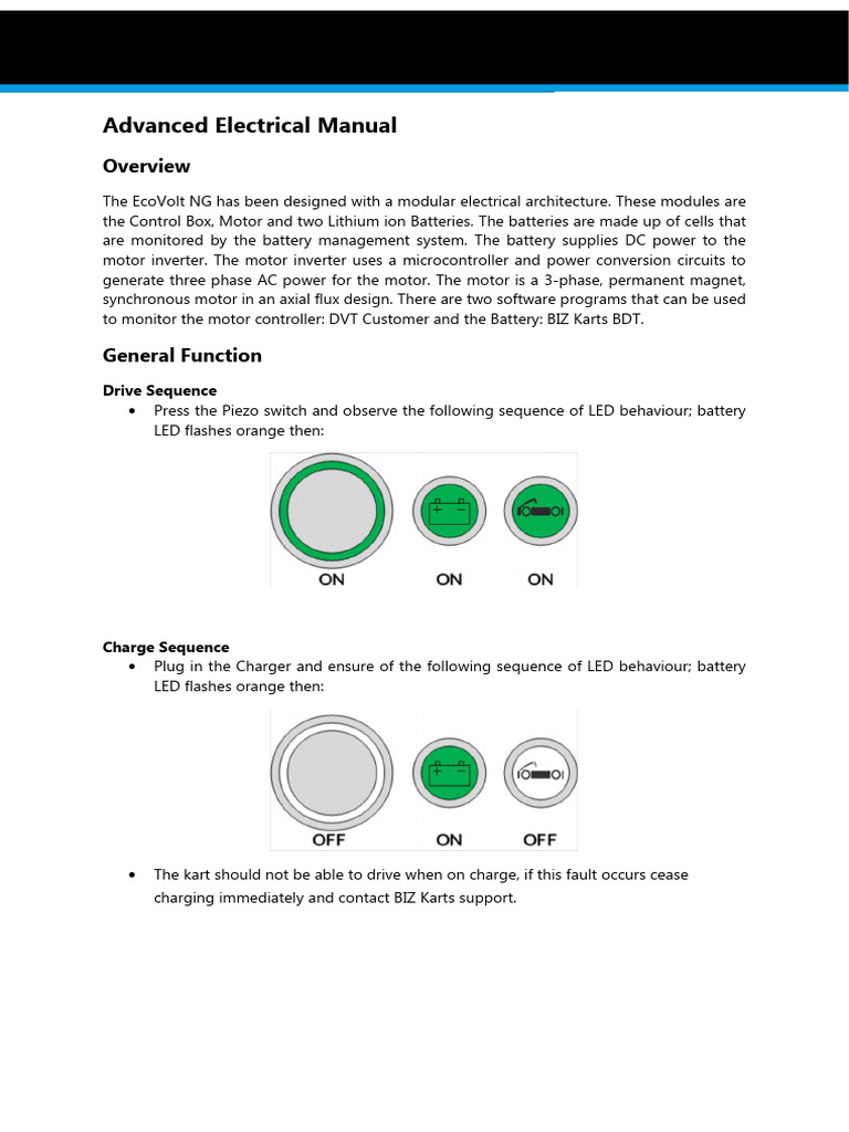 EcoVolt NG Electrical System Guide | PDF | Battery Charger | Electrical ...