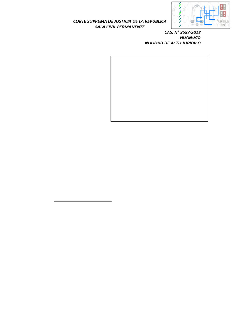 Decisin de Corte Suprema de Justicia Sala Civil Permanente - Es | PDF ...