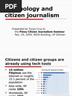 Download Technology and citizen journalism by tonyocruz SN8566310 doc pdf