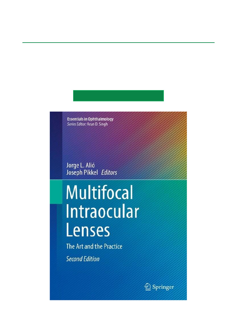 Multifocal Intraocular Lenses Overview | PDF | Ophthalmology | Human Eye