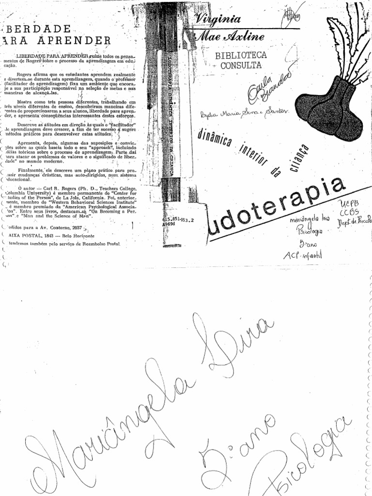 Cópia de Livro A Dinamica Interior Da Criança Axline | PDF