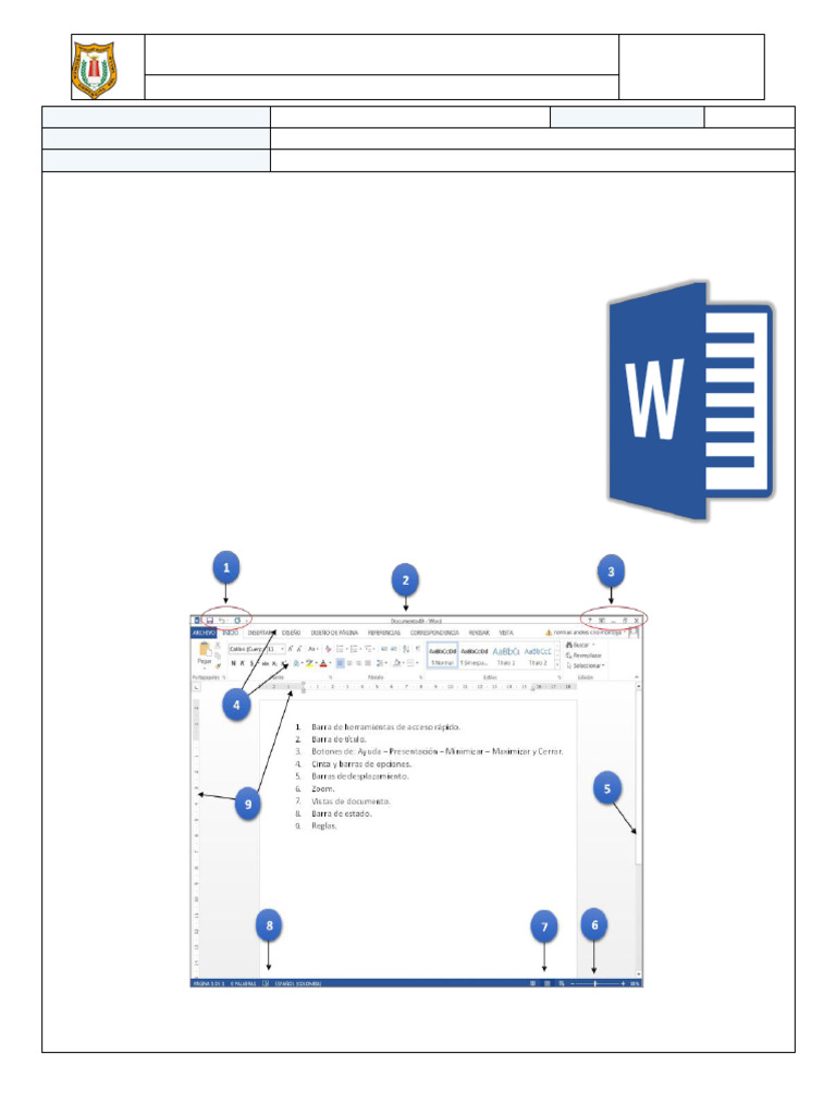 9° Sistemas Guía de Aprendizaje | PDF | Microsoft Word