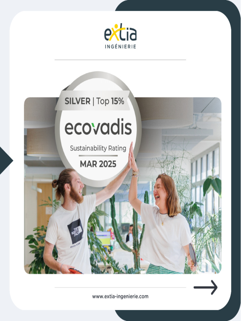 Extia Ingénierie Décroche La Médaille D'argent Ecovadis | PDF