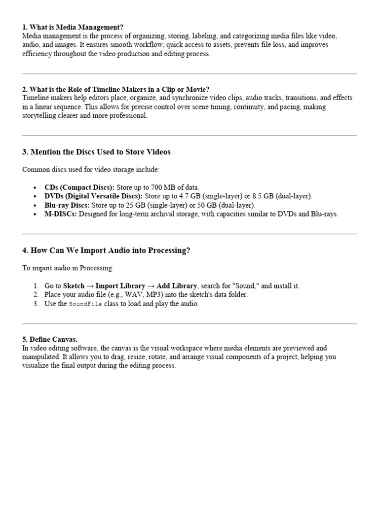 Media Management and Video Production Guide | PDF | Digital Signal | Dvd