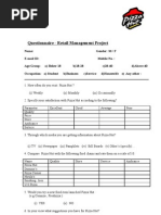 Download questionnaire-pizza hut by Helpdesk SN8566577 doc pdf