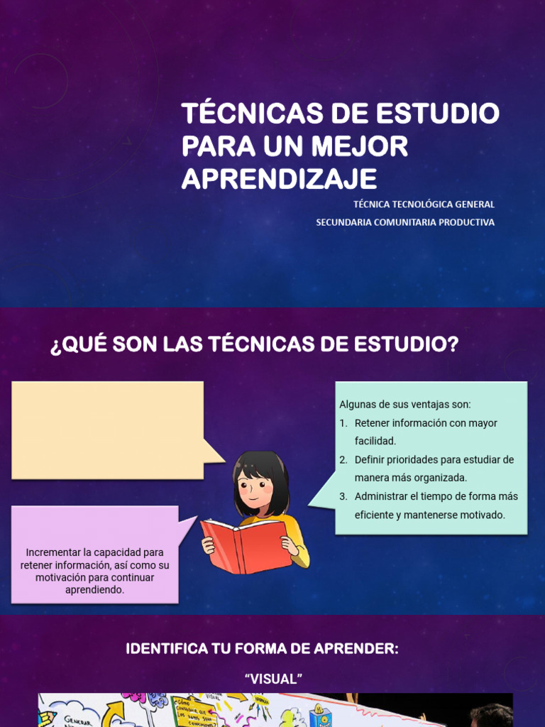 Tecnicas de Estudio 2dob - TTG | PDF | Habilidades de estudio | Aprendizaje