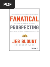 Fanatical Prospecting Jeb Blount