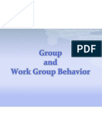 Group and Work Group Behavior. Ppp..