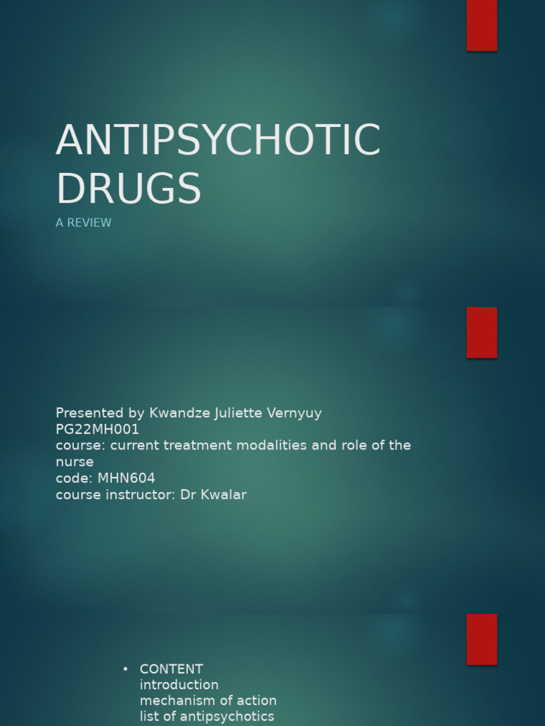 Antipsychotic Drugs | PDF | Antipsychotic | Atypical Antipsychotic