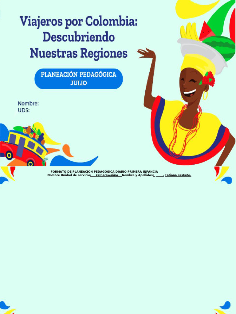 Planeación Pedagógica Julio 2024 | PDF | Carnaval | Bailes