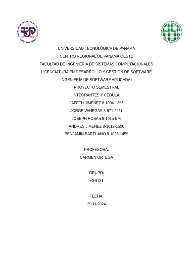 Proyecto Final 1 | PDF | Software | Ingeniería de software