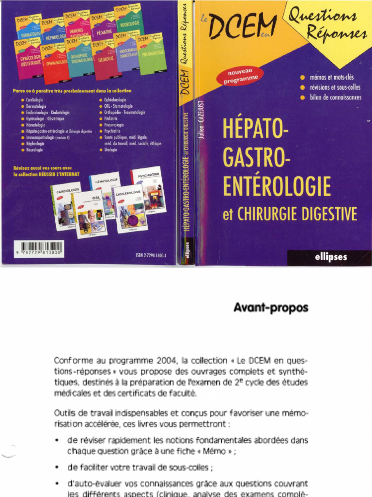 Guide de révision DCEM en questions-réponses | PDF | Maladies et ...