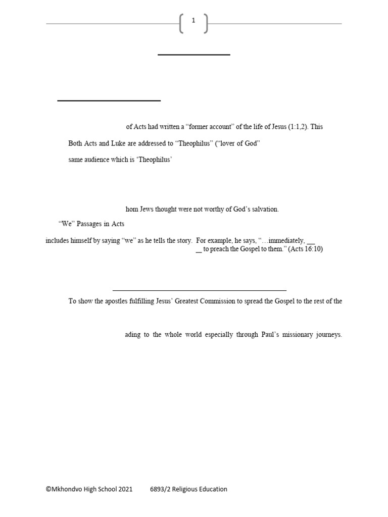 The Acts of The Apostles Latest | PDF | Acts Of The Apostles | Jesus