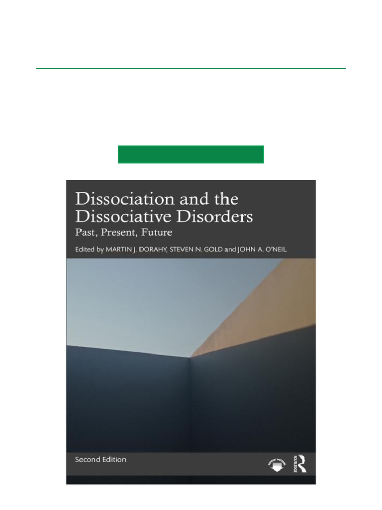 Understanding Dissociation Disorders | PDF | Dissociation (Psychology ...