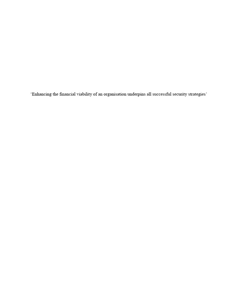 Security Management and New Security Mod | PDF | Entrepreneurship ...