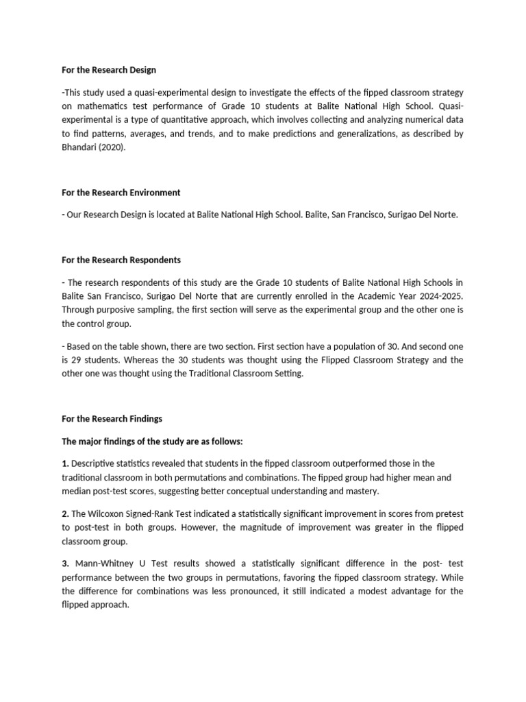 Flipped Classroom Impact on Grade 10 Math | PDF