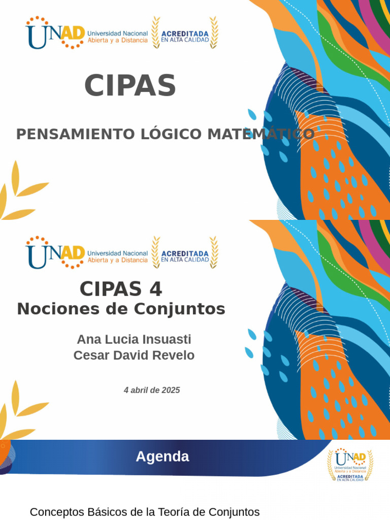 Cipas 1 - PLM - Nociones de Conjuntos | PDF | Conjunto (Matemáticas ...