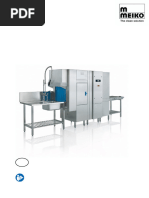 Meiko K-Series Dishwasher Manual | PDF | Dishwasher | Duct (Flow)