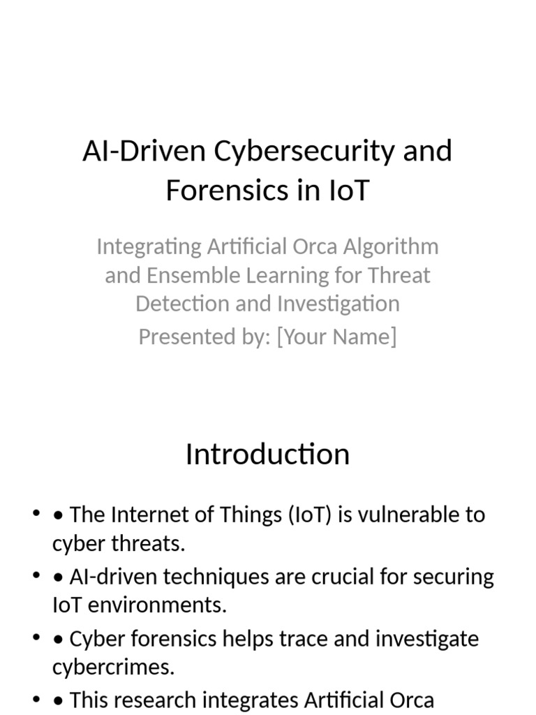 AI Cybersecurity Proposal With Flowcharts | PDF | Computer Security ...