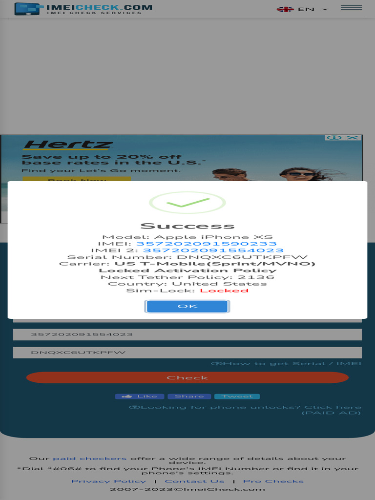Apple Carrier Check - Free | PDF