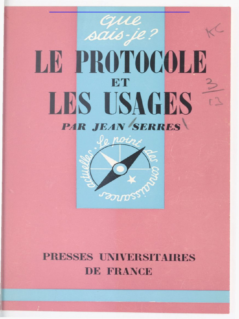 Manuel pratique du protocole | PDF | Livres | Dépôt légal