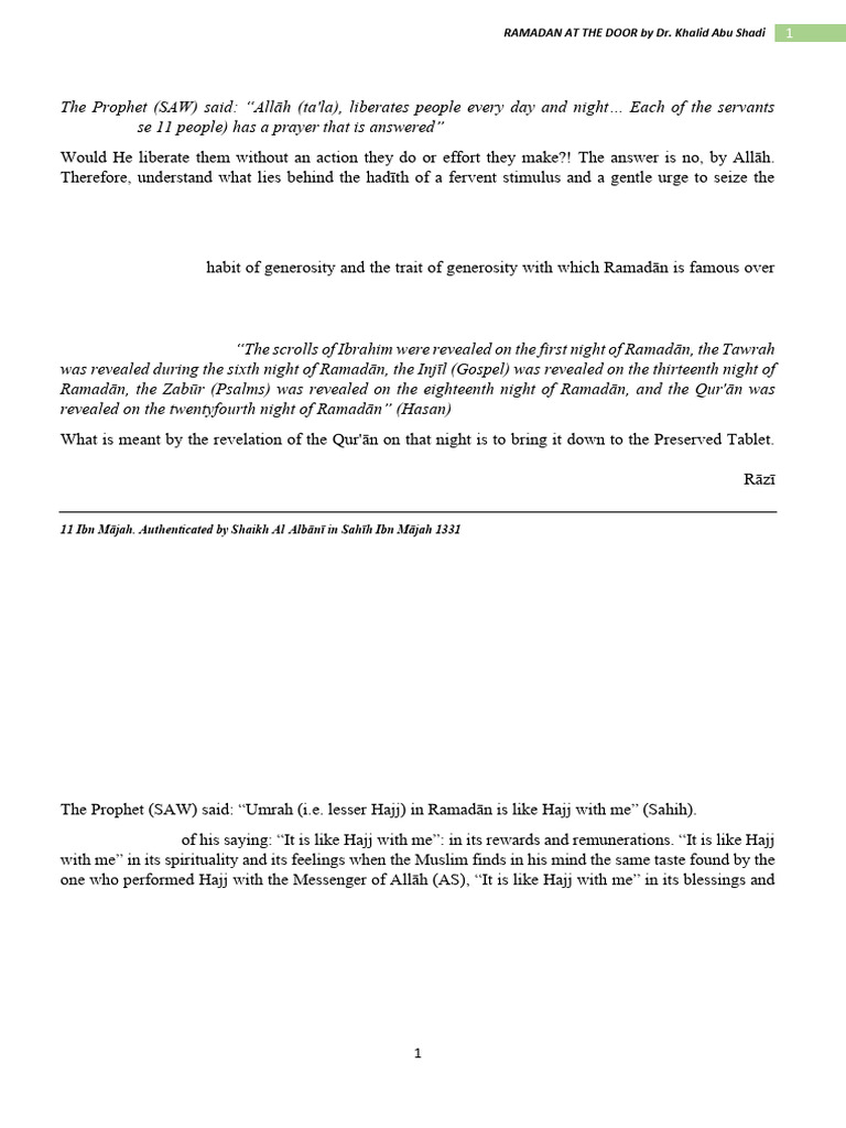 Portion 3 (Ratd) | PDF | Ramadan | God In Islam