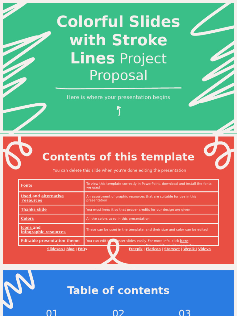 Colorful Project Proposal Template | PDF | Planets | Expense
