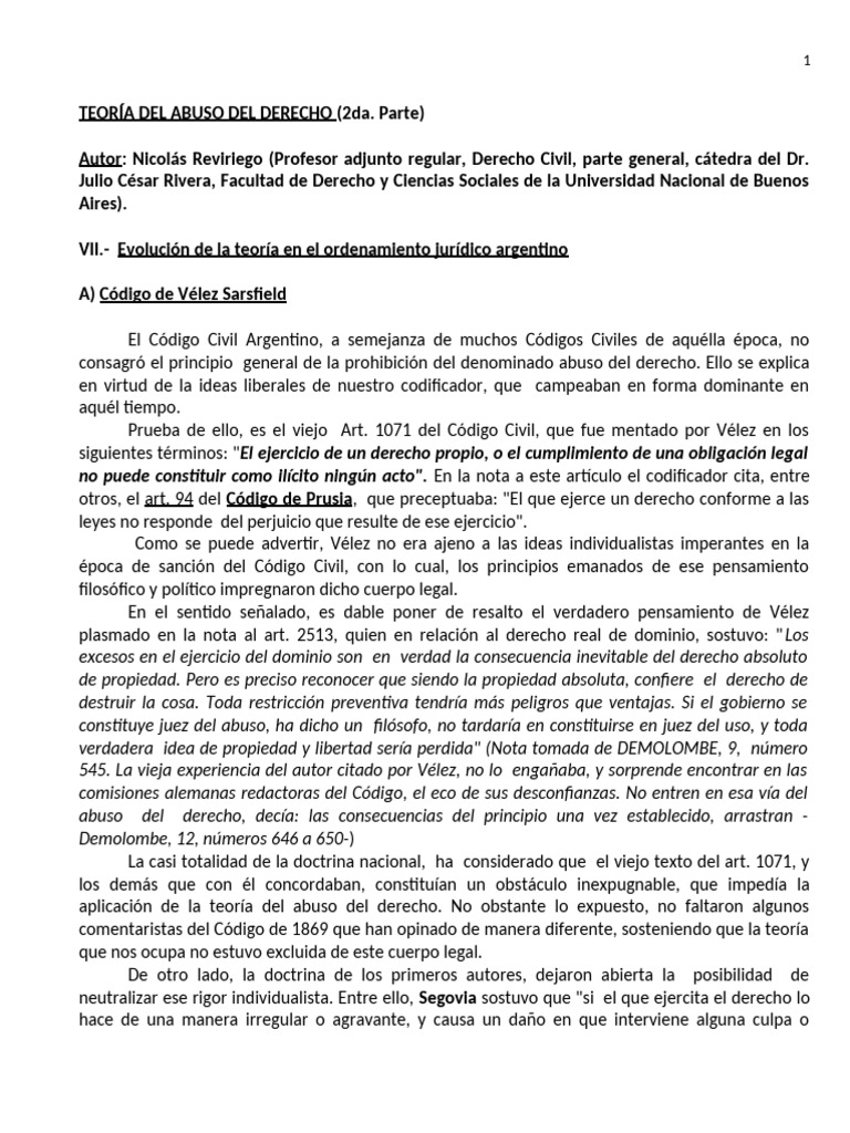 Abuso Del Derecho 2da. Parte | PDF | Justicia | Crimen y violencia