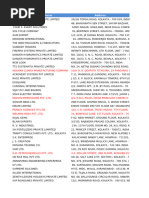 NRI List of Unclaimed Deposits Accounts | PDF