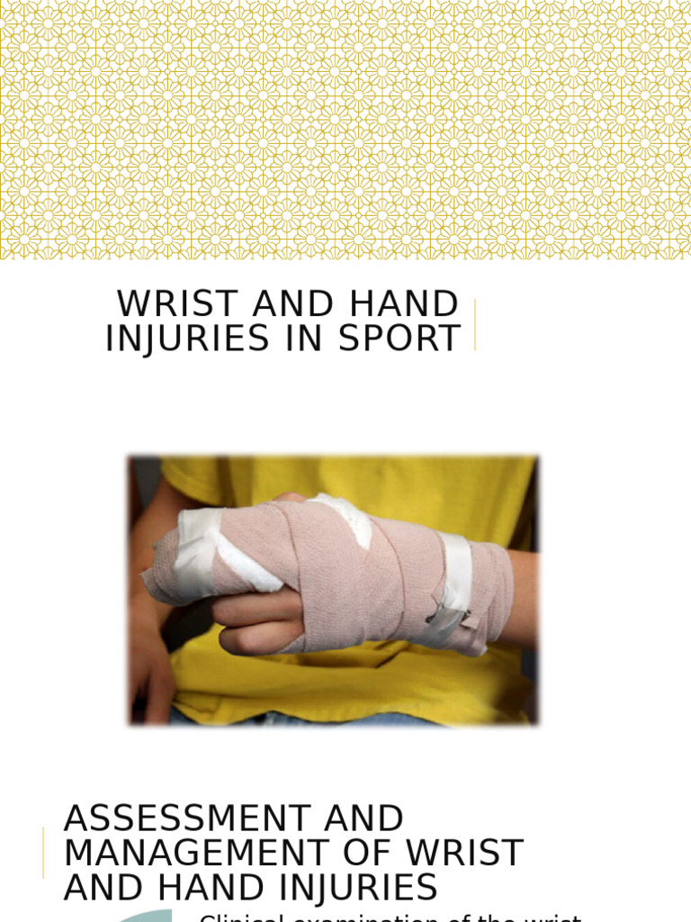 Sports Wrist and Hand Injury Guide | PDF | Thumb | Finger