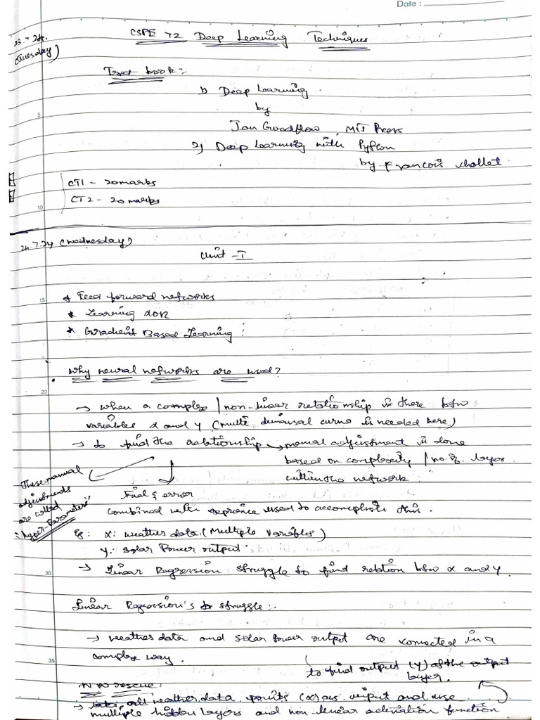DL Notes | PDF