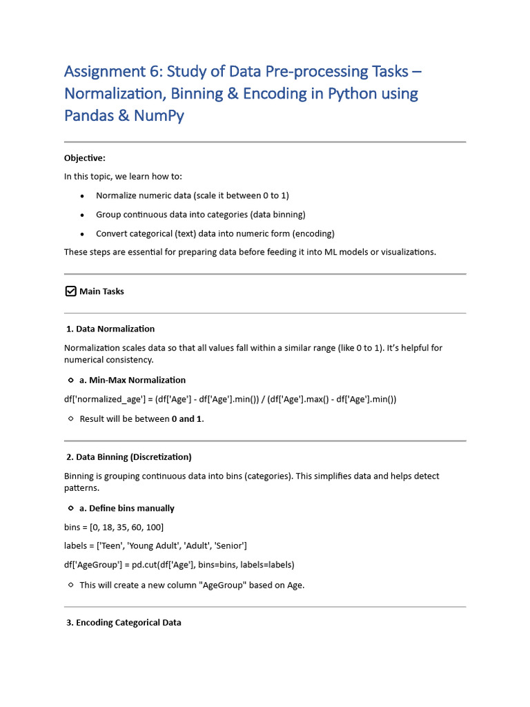 Data Pre-processing in Python | PDF | Algorithms | Computer Science