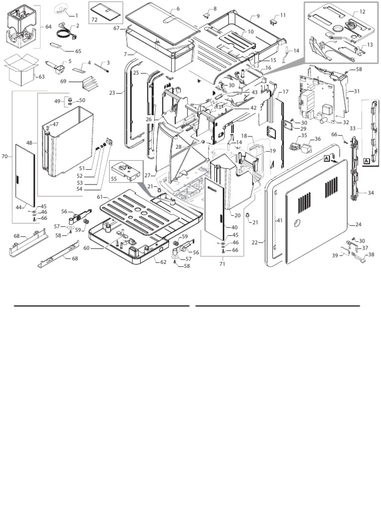 Parts List for Coffee Machine Components | PDF | Tools | Home Appliance