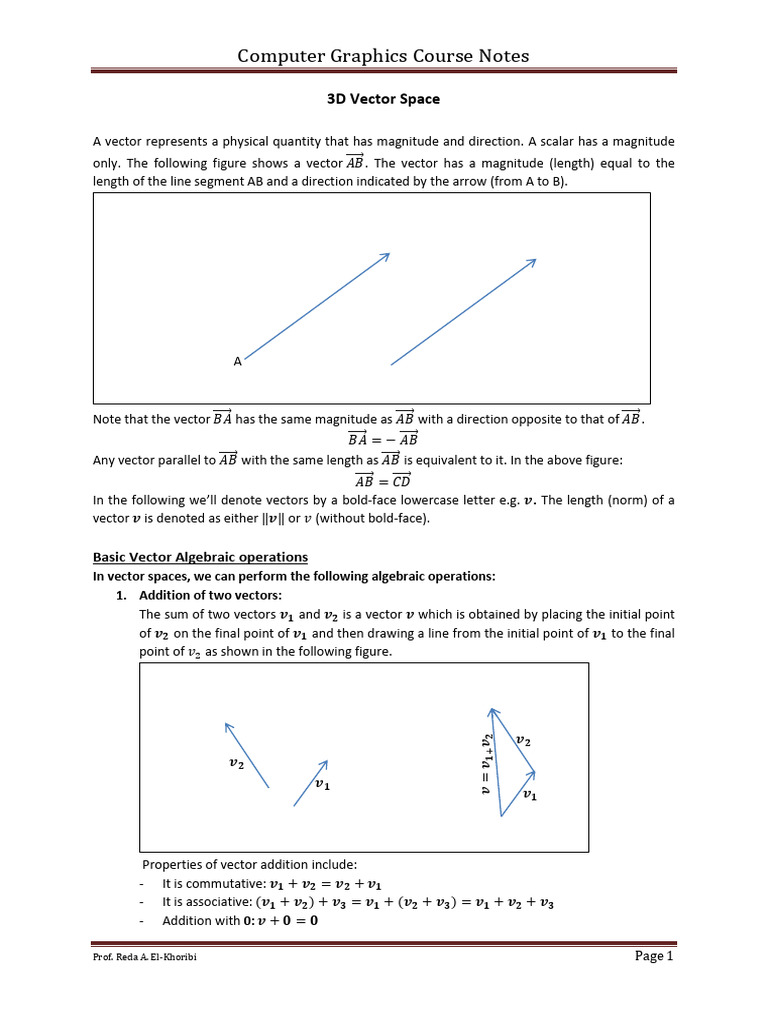 7- 3D Transformation | PDF | Euclidean Vector | Matrix (Mathematics)