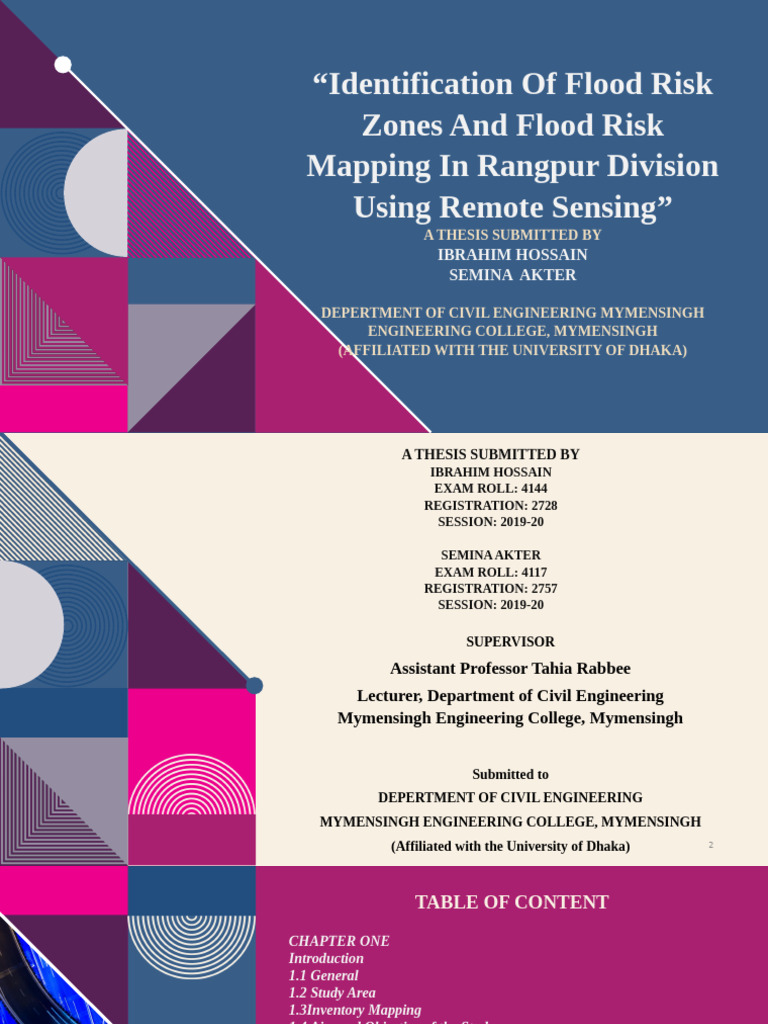 Flood Risk Mapping in Rangpur Division | PDF | Flood | Environmental ...