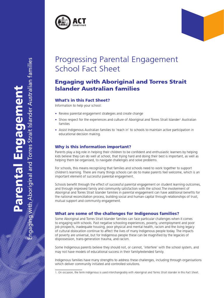 Engaging Indigenous Families in Schools | PDF | Indigenous Australians