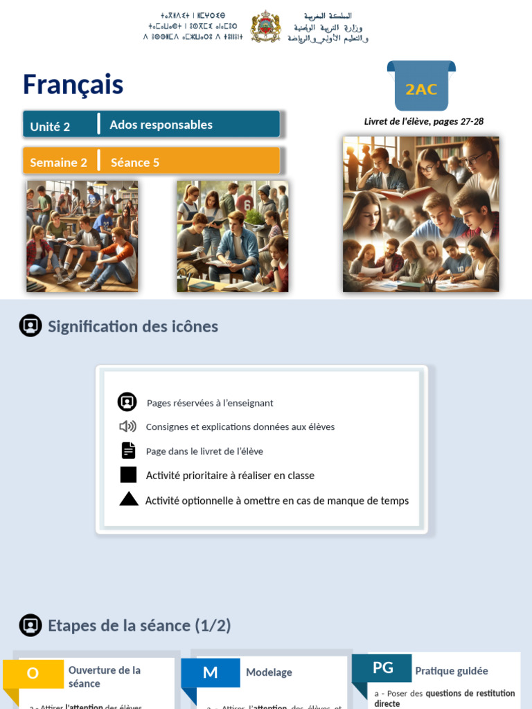 Ados Responsables en Action | PDF | Verbe | Phrase