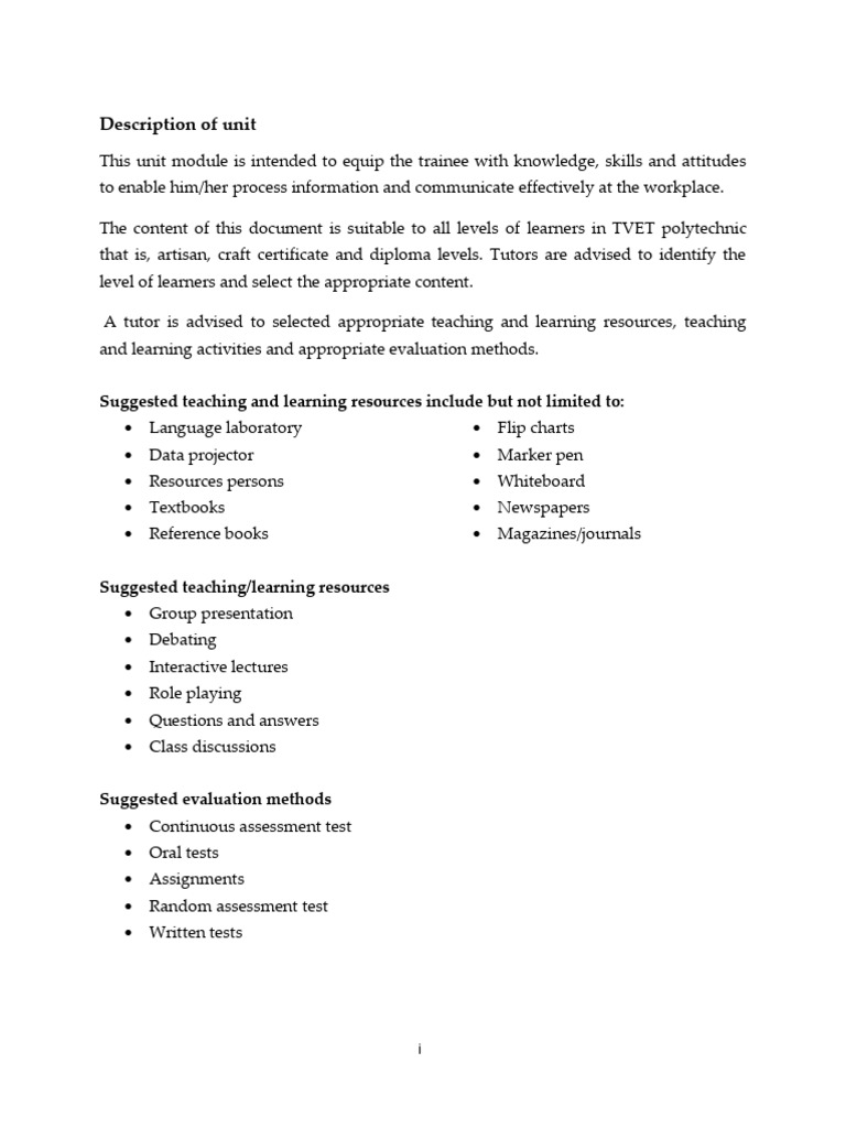 Effective Workplace Communication Guide | PDF | Communication | Information